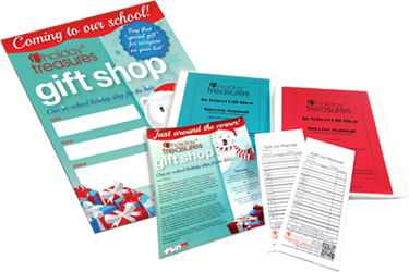 Free School Holiday Shop Promotional Materials