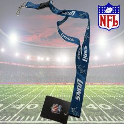 NFL Lanyard Keychain - Lions