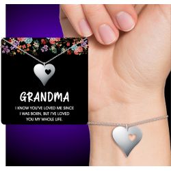 Grandma Heart Bracelet