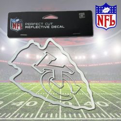 NFL Reflective Decal - Chiefs
