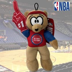 NBA 8.5'' Plush Bear - Pistons