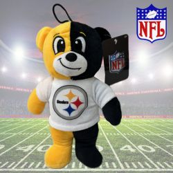 NFL 8.5'' Two-Color Plush Bear - Steelers