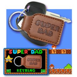 Super Dad Key Ring