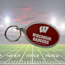 NCAA Acrylic Keychain - Badgers