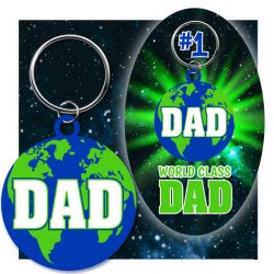 World Class Dad Key Chain